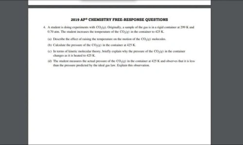 AP 화학(Chemistry) 2020년 만점 받는 법