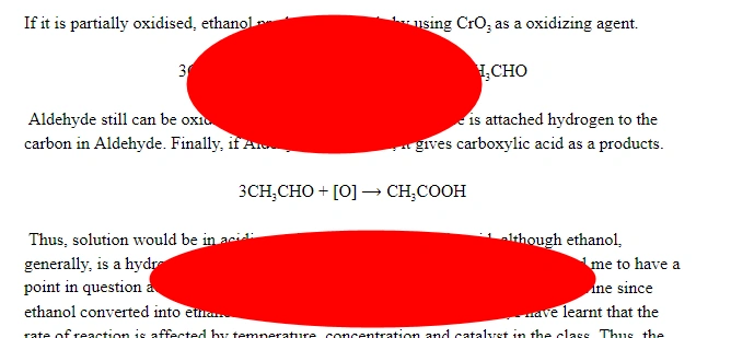 IA chemistry 수업, 첨삭 및 작성 (IB chemistry)