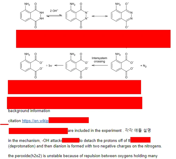 IA chemistry 수업, 첨삭 및 작성 (IB chemistry)